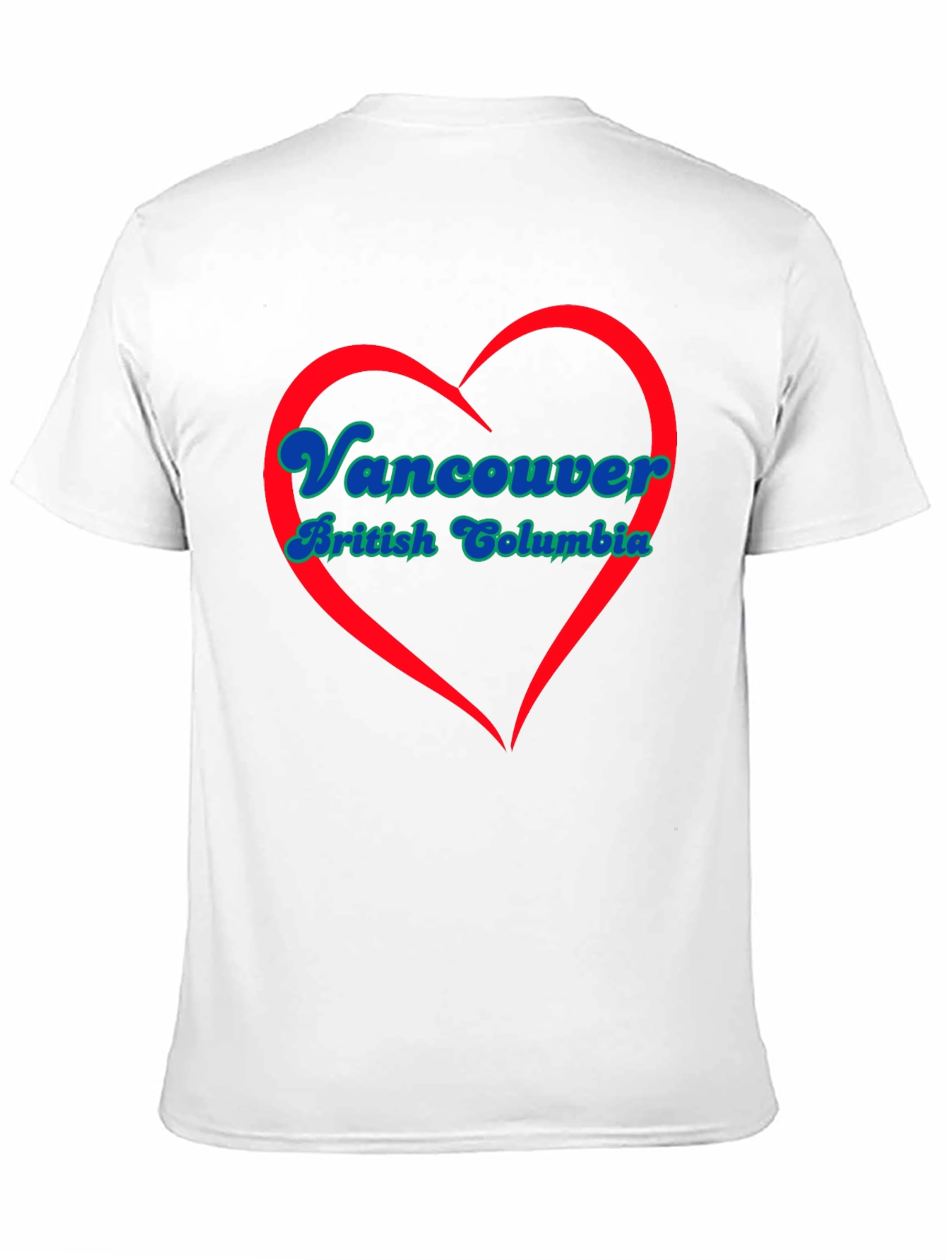 Vancouver British Columbia Heart T-Shirt