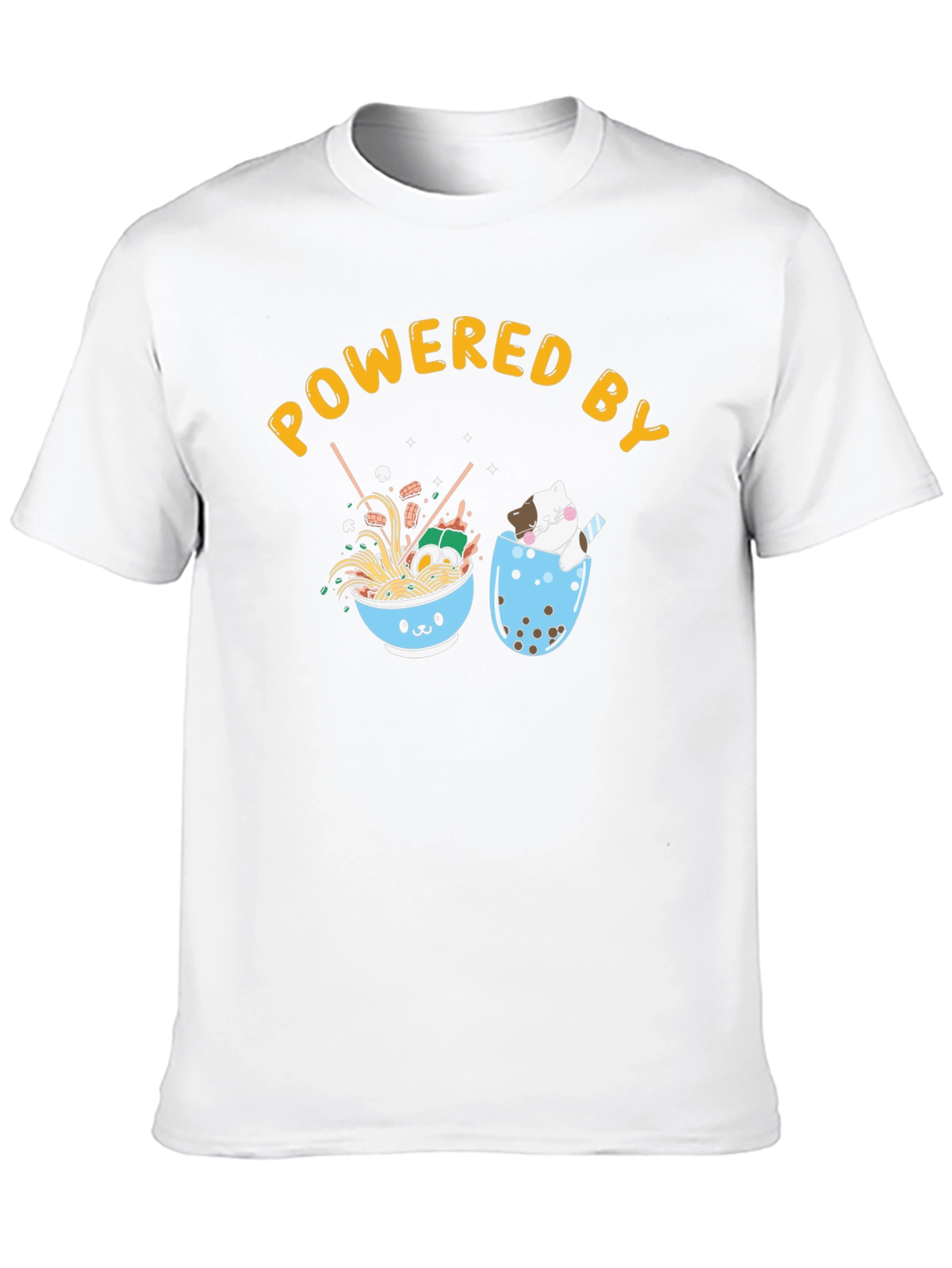Powered By Ramen & Boba Tee
