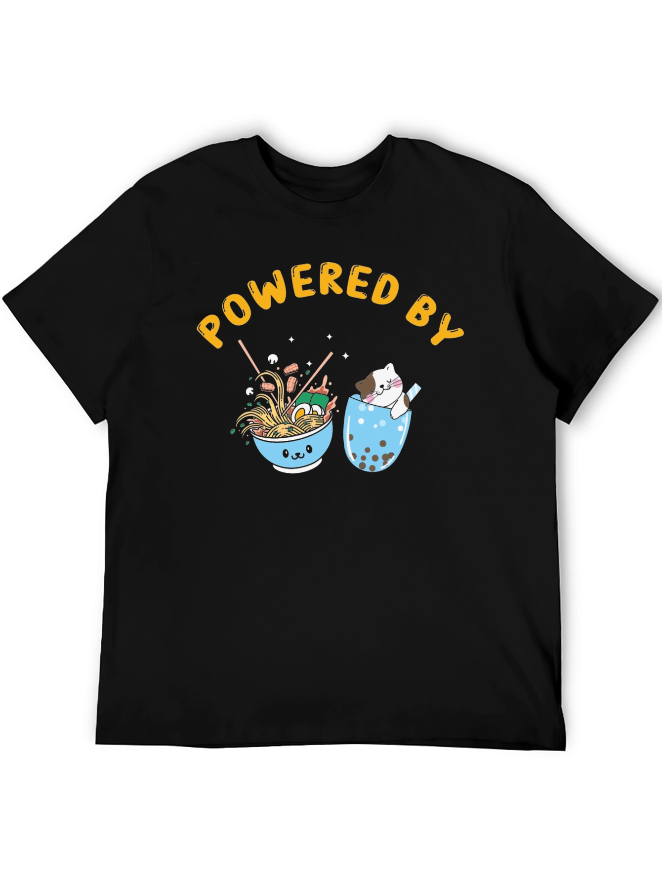 Powered By Ramen & Boba Tee
