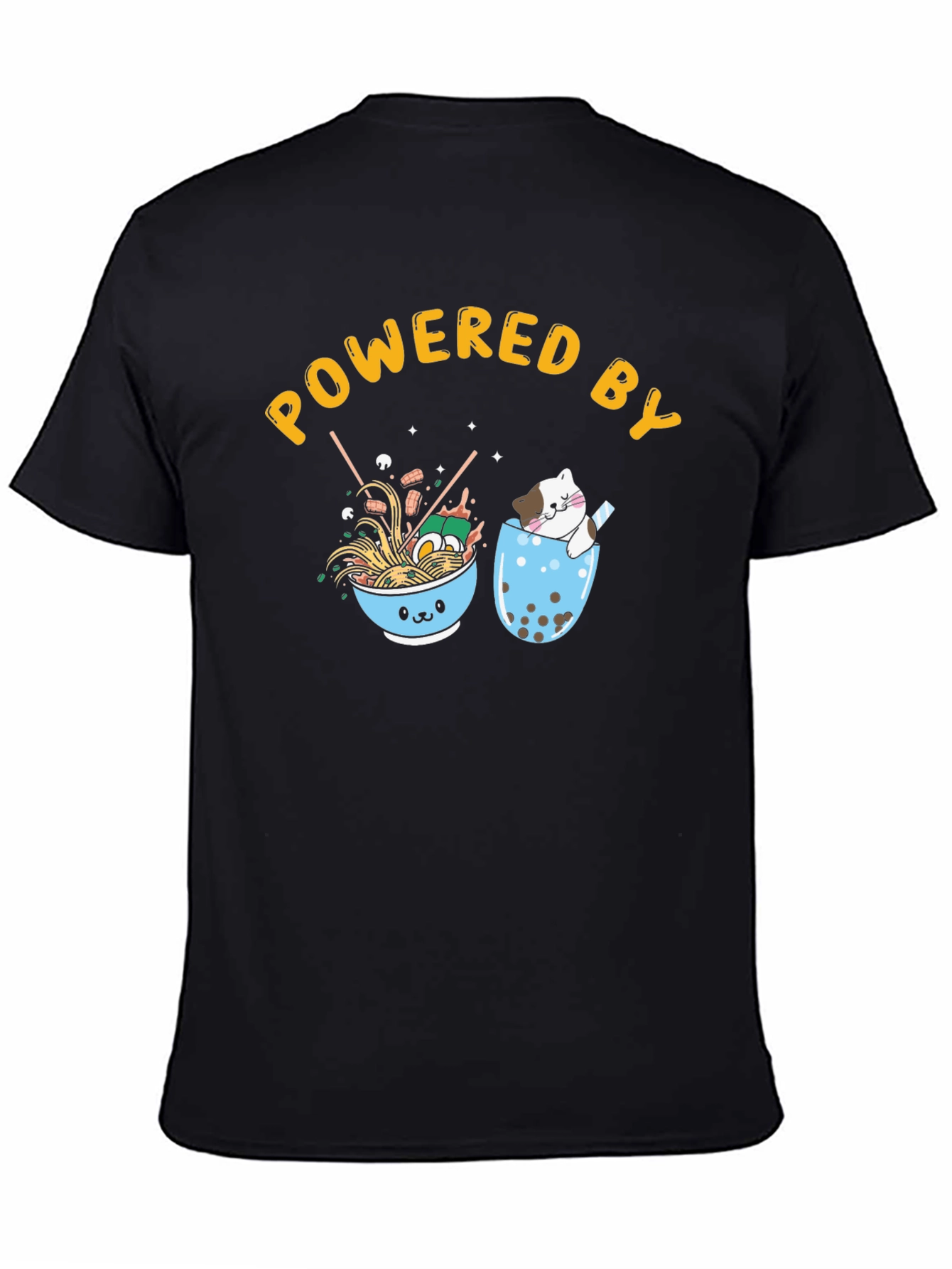 Powered By Ramen & Boba Tee
