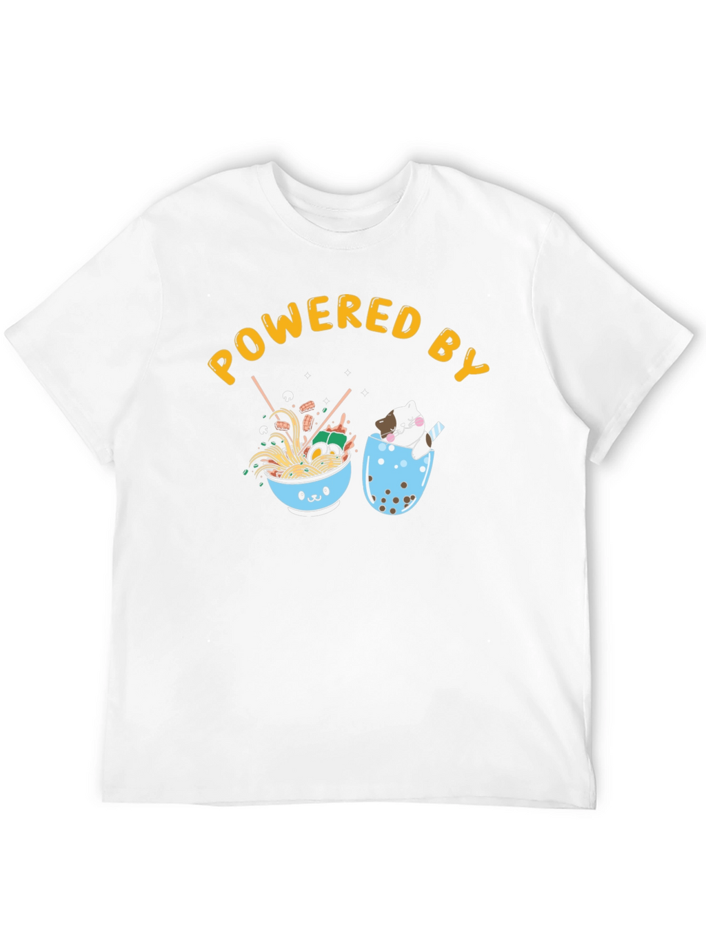 Powered By Ramen & Boba Tee