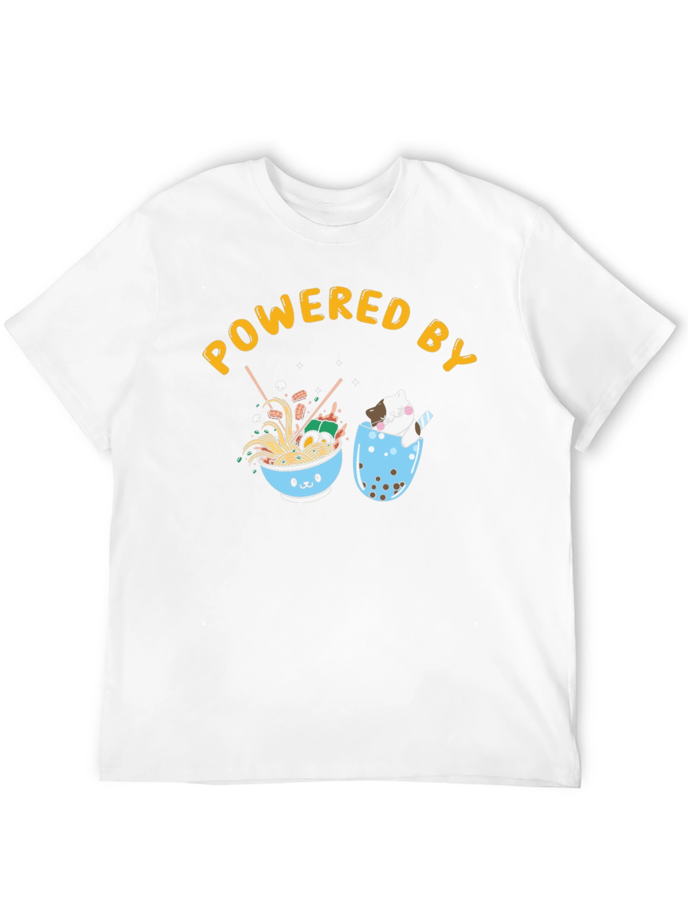 Powered By Ramen & Boba Tee