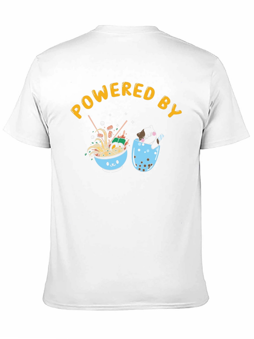Powered By Ramen & Boba Tee
