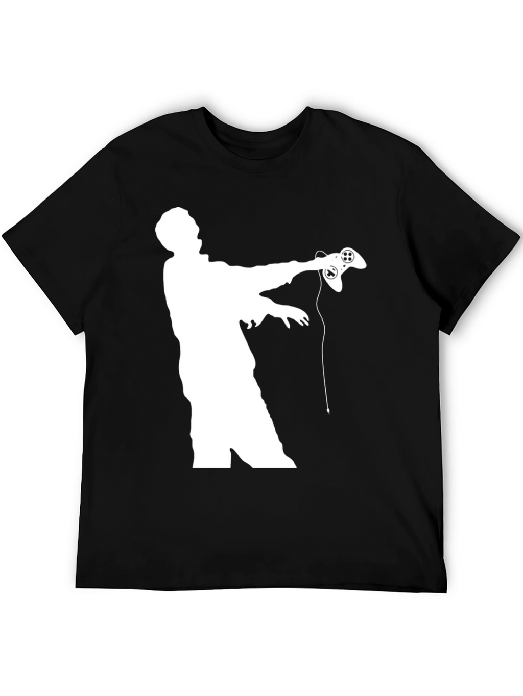 Zombie Gamer Black T-Shirt - Undead Gaming