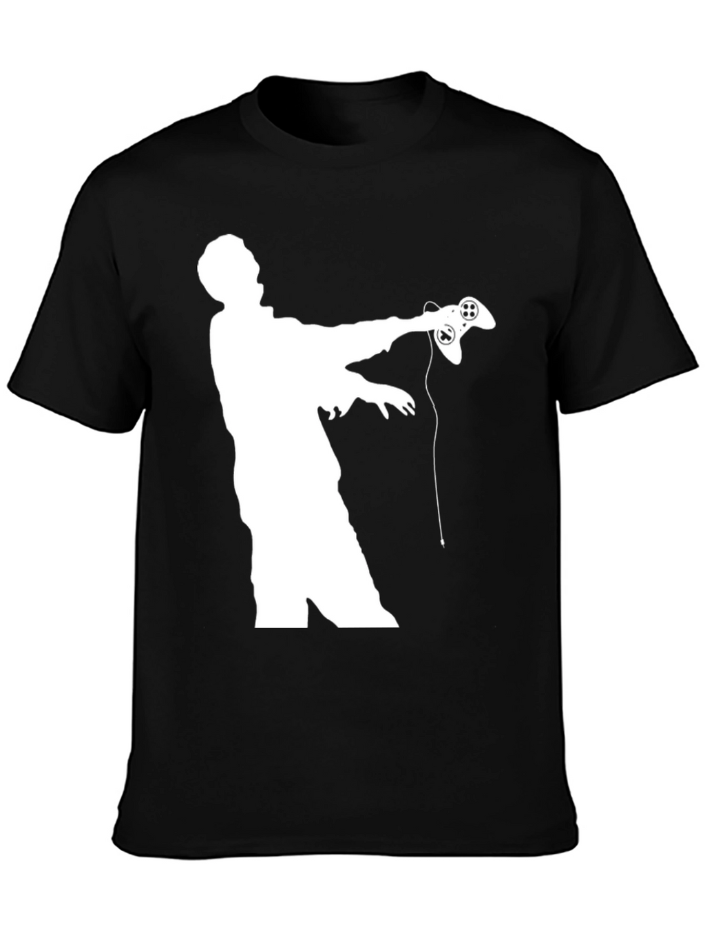 Zombie Gamer Black T-Shirt - Undead Gaming