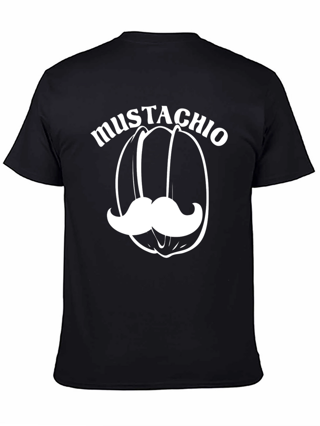 Mustachio Black T-Shirt