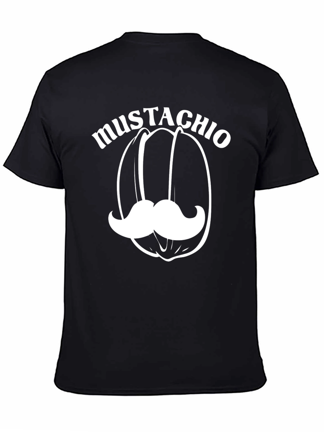 Mustachio Black T-Shirt