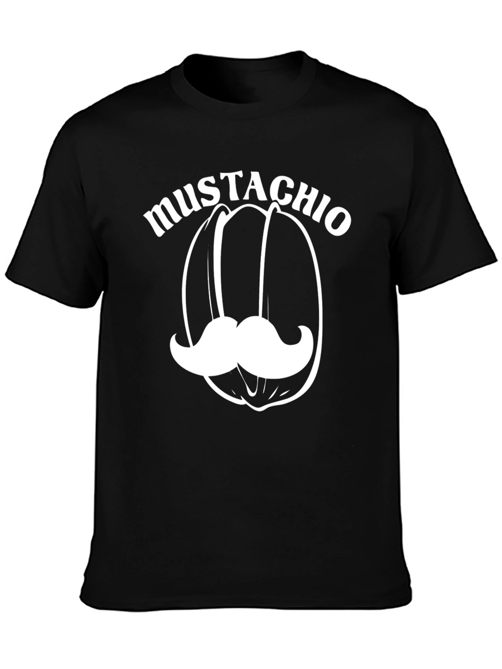 Mustachio Black T-Shirt