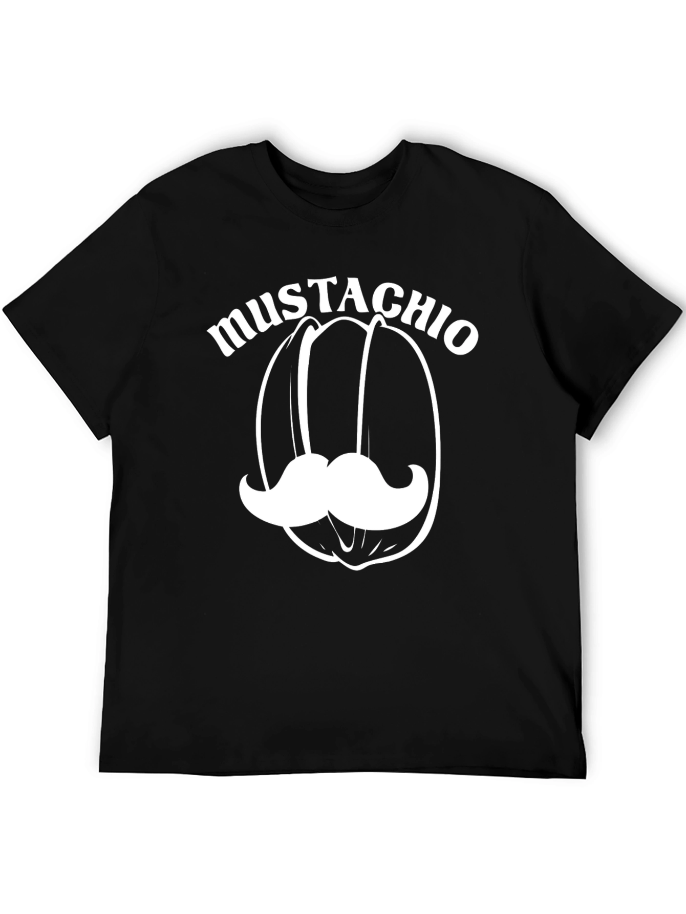 Mustachio Black T-Shirt