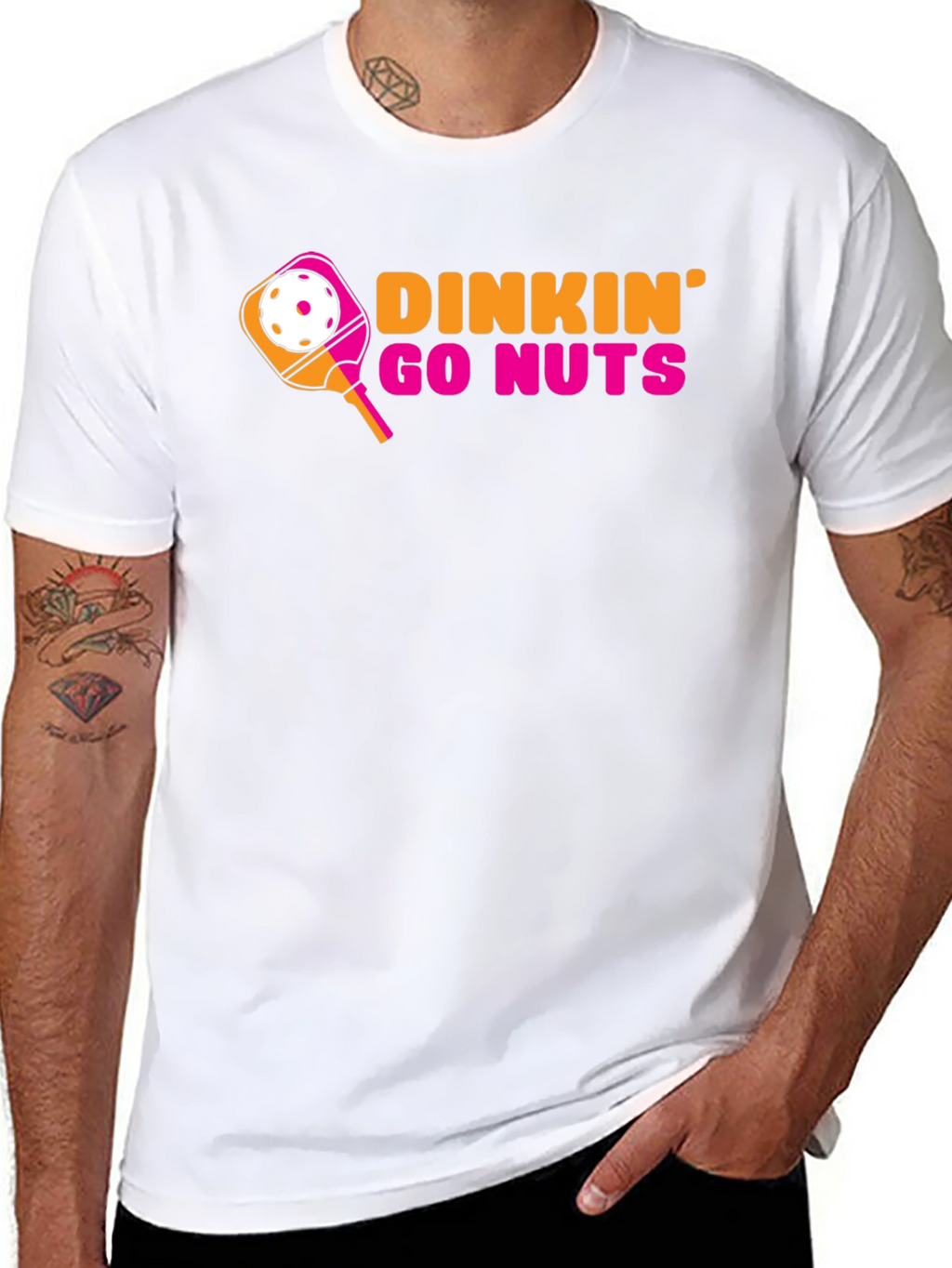 Dinkin Go Nuts Pickleball T-Shirt