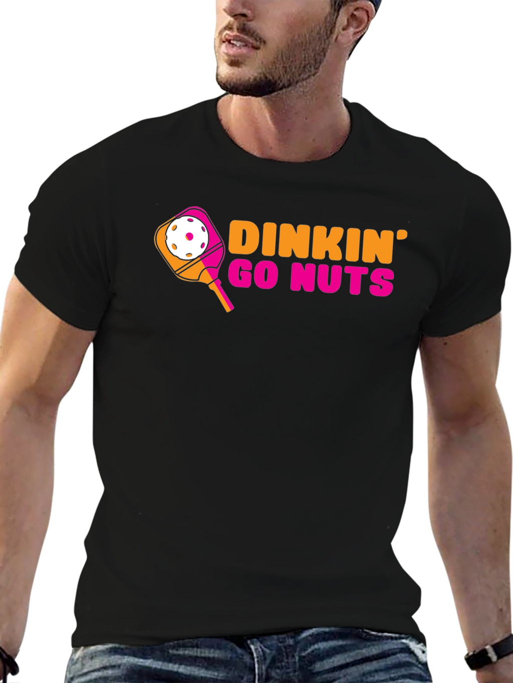 Dinkin Go Nuts Pickleball T-Shirt