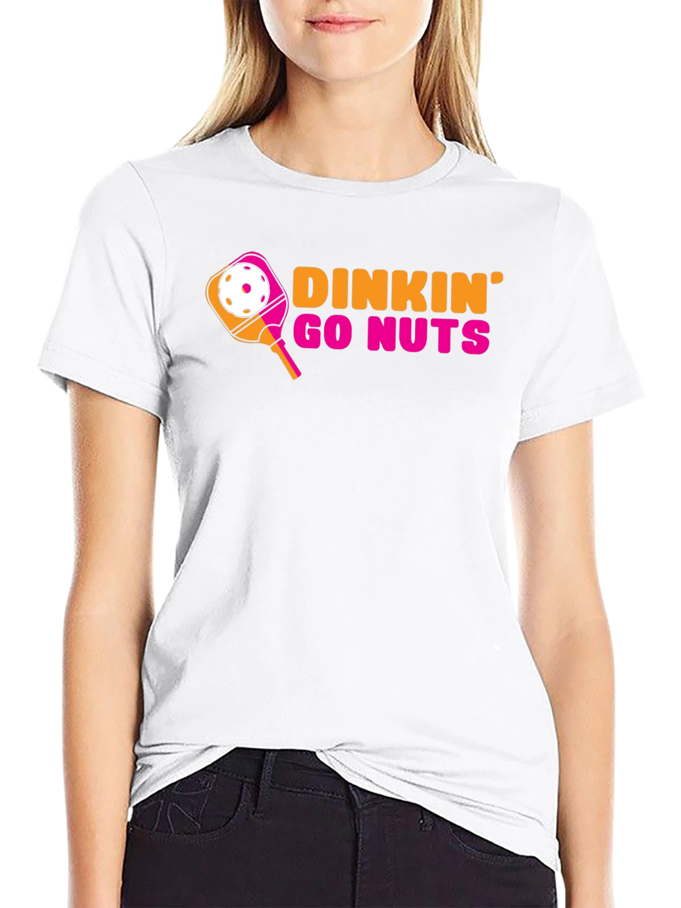 Dinkin Go Nuts Pickleball T-Shirt