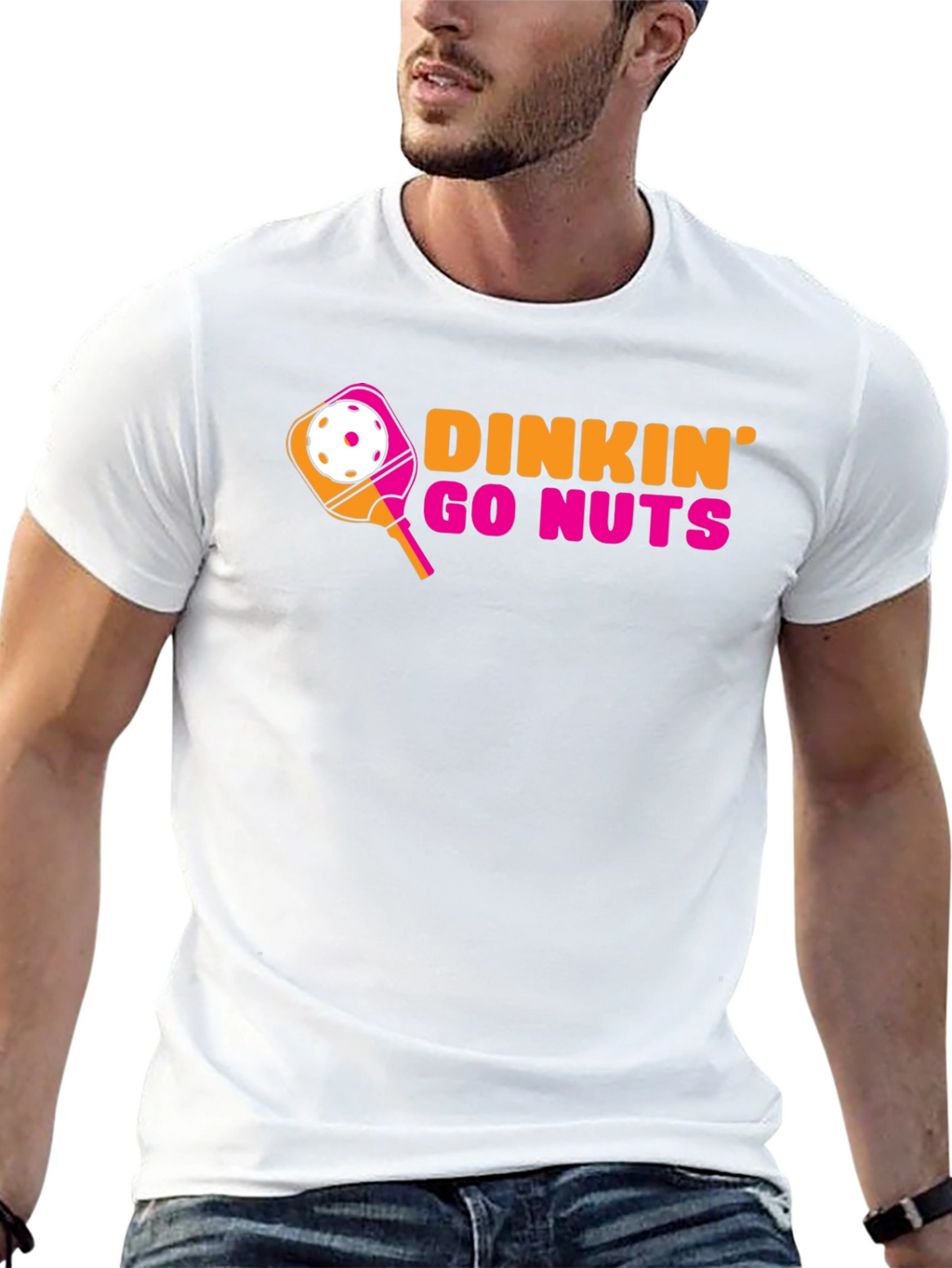 Dinkin Go Nuts Pickleball T-Shirt