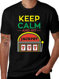 Keep Calm Jackpot T-Shirt - Lucky 7s Casino Style!