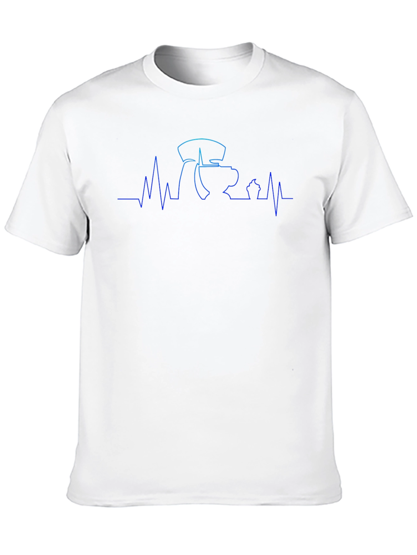 Coffee Lovers ECG Black T-Shirt