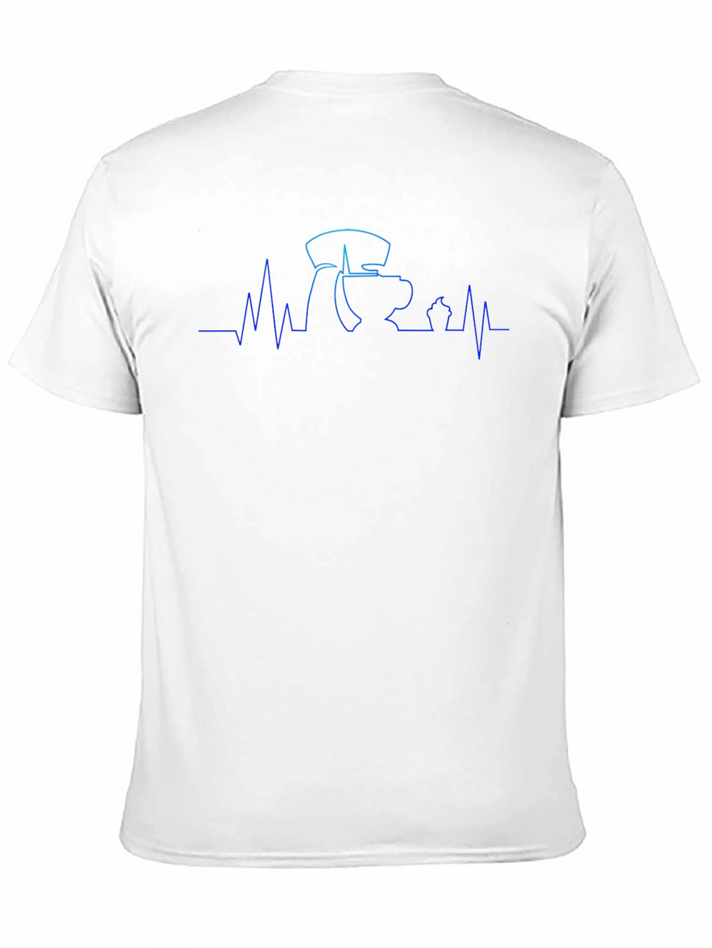 Coffee Lovers ECG Black T-Shirt