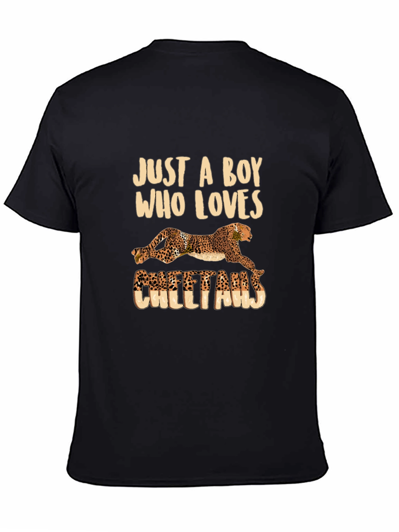 Cheetah Lovers T-Shirt - Just a Boy Who Loves Cheetahs!
