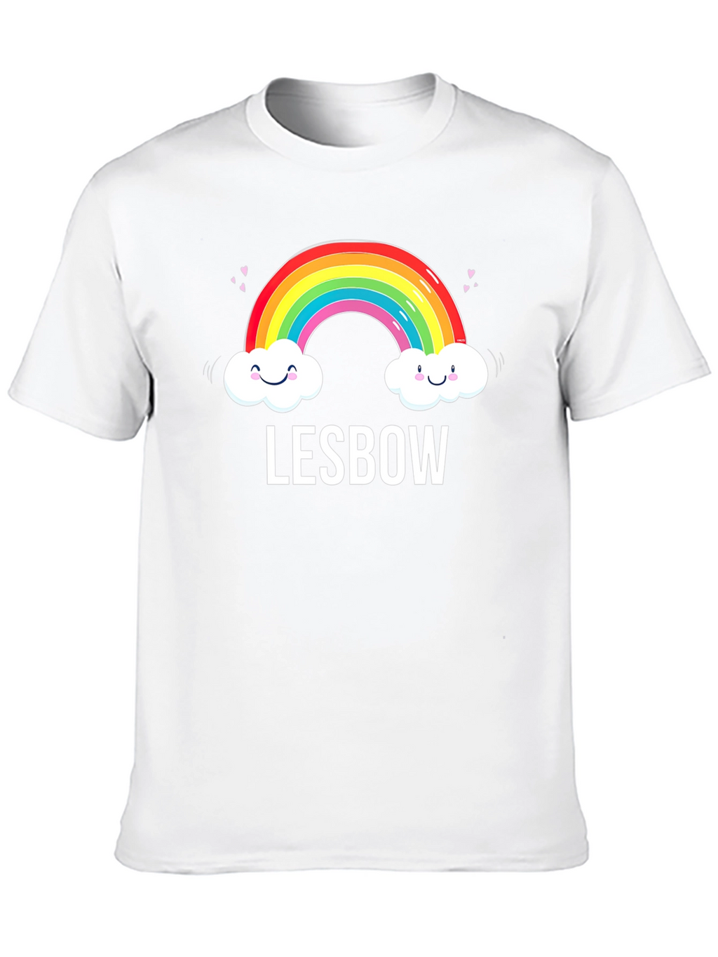 Lesbow Rainbow Pride Graphic Tee