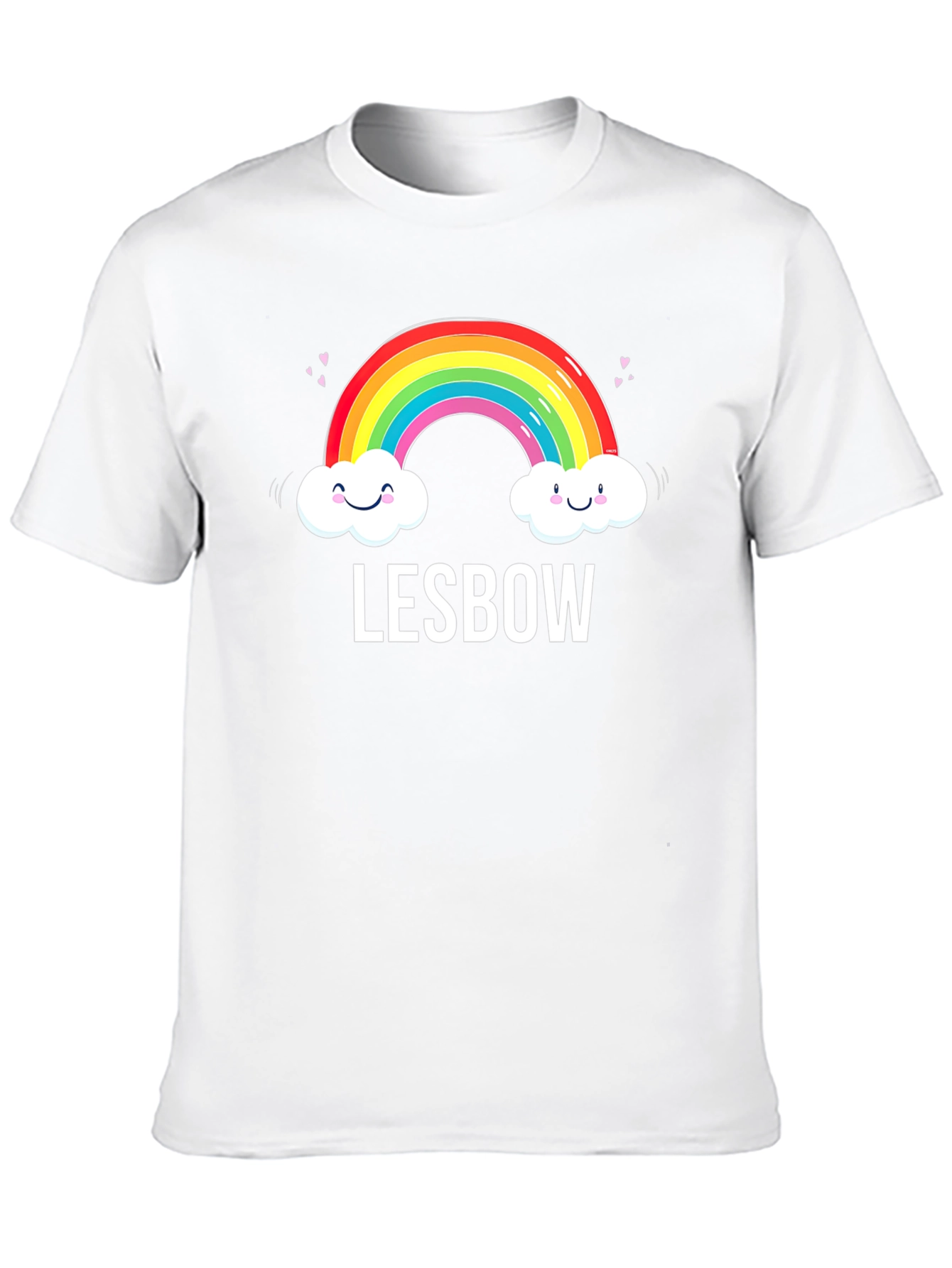 Lesbow Rainbow Pride Graphic Tee