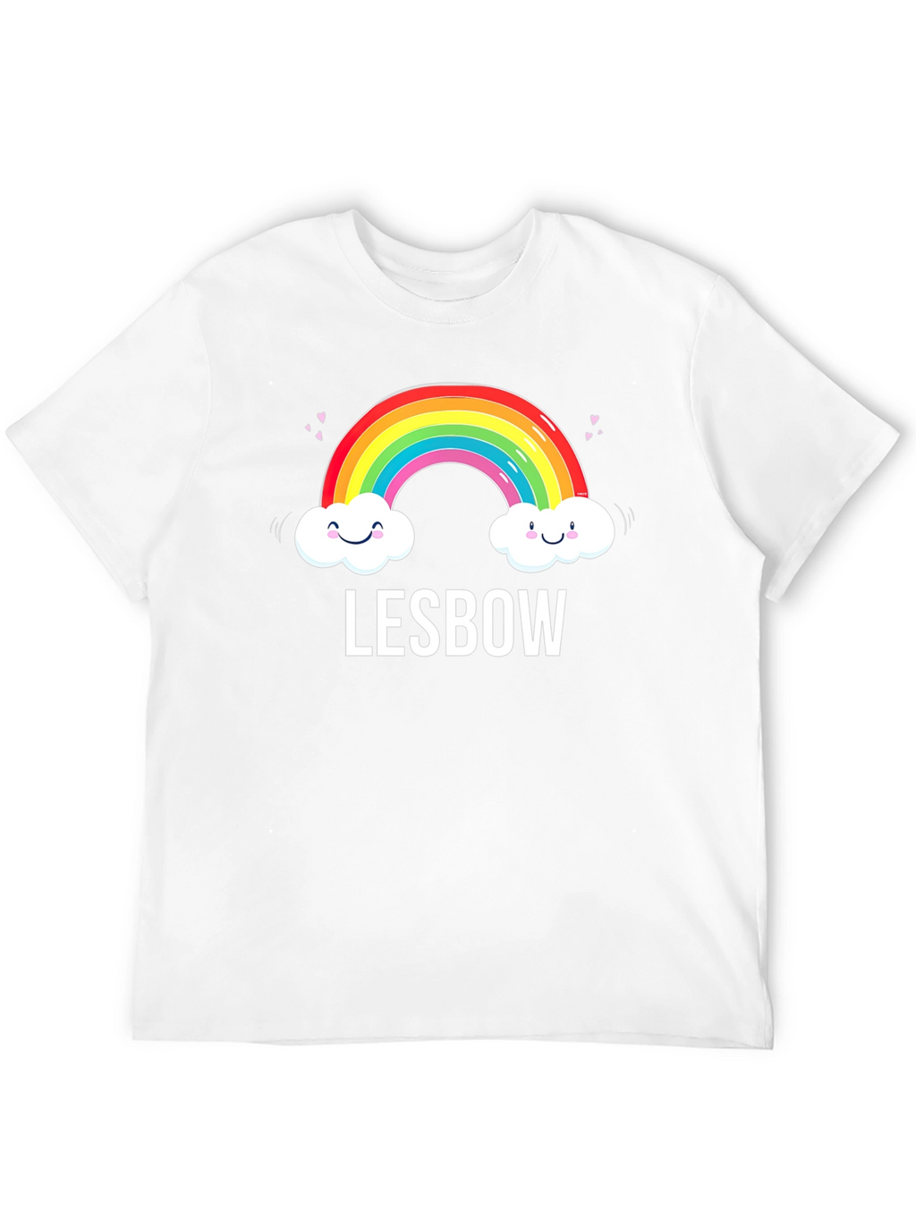 Lesbow Rainbow Pride Graphic Tee