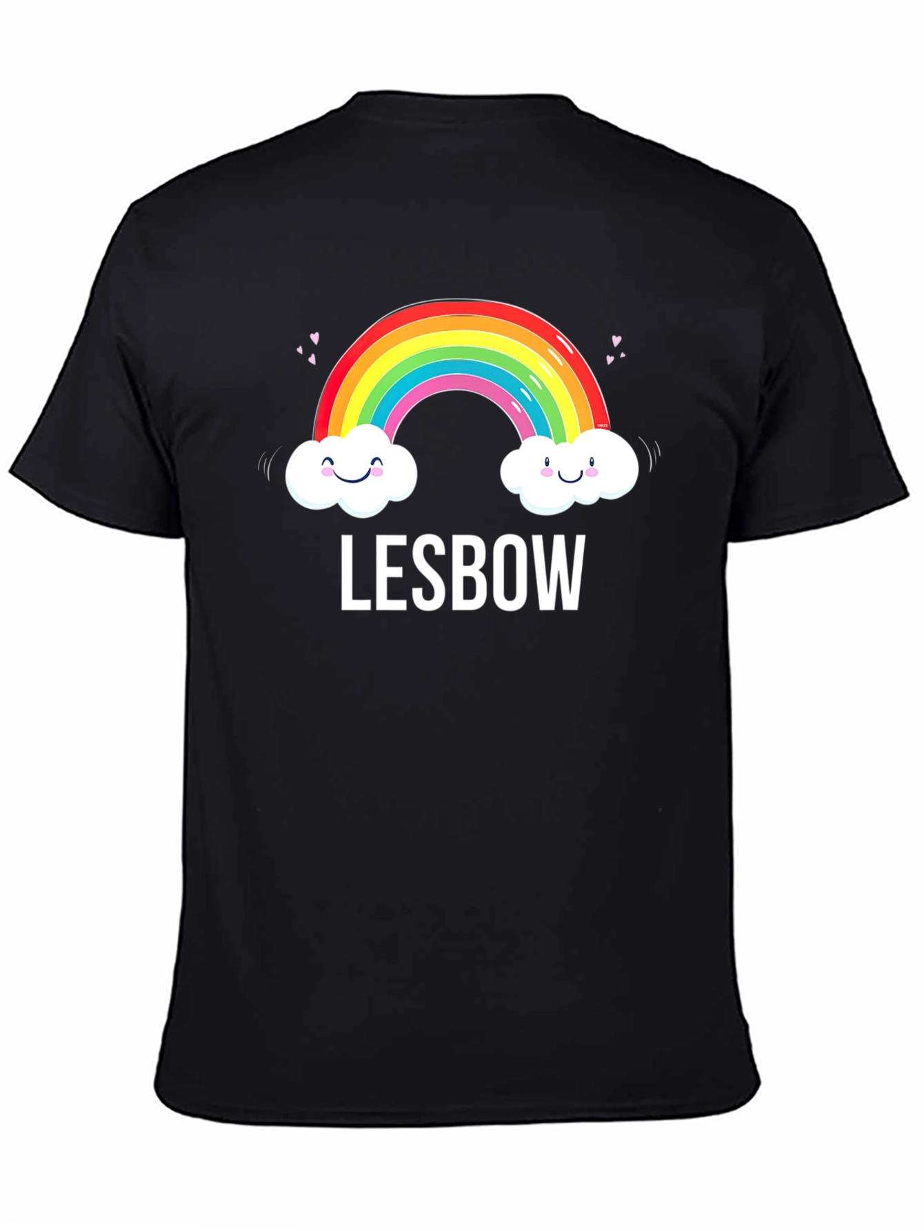 Lesbow Rainbow Pride Graphic Tee