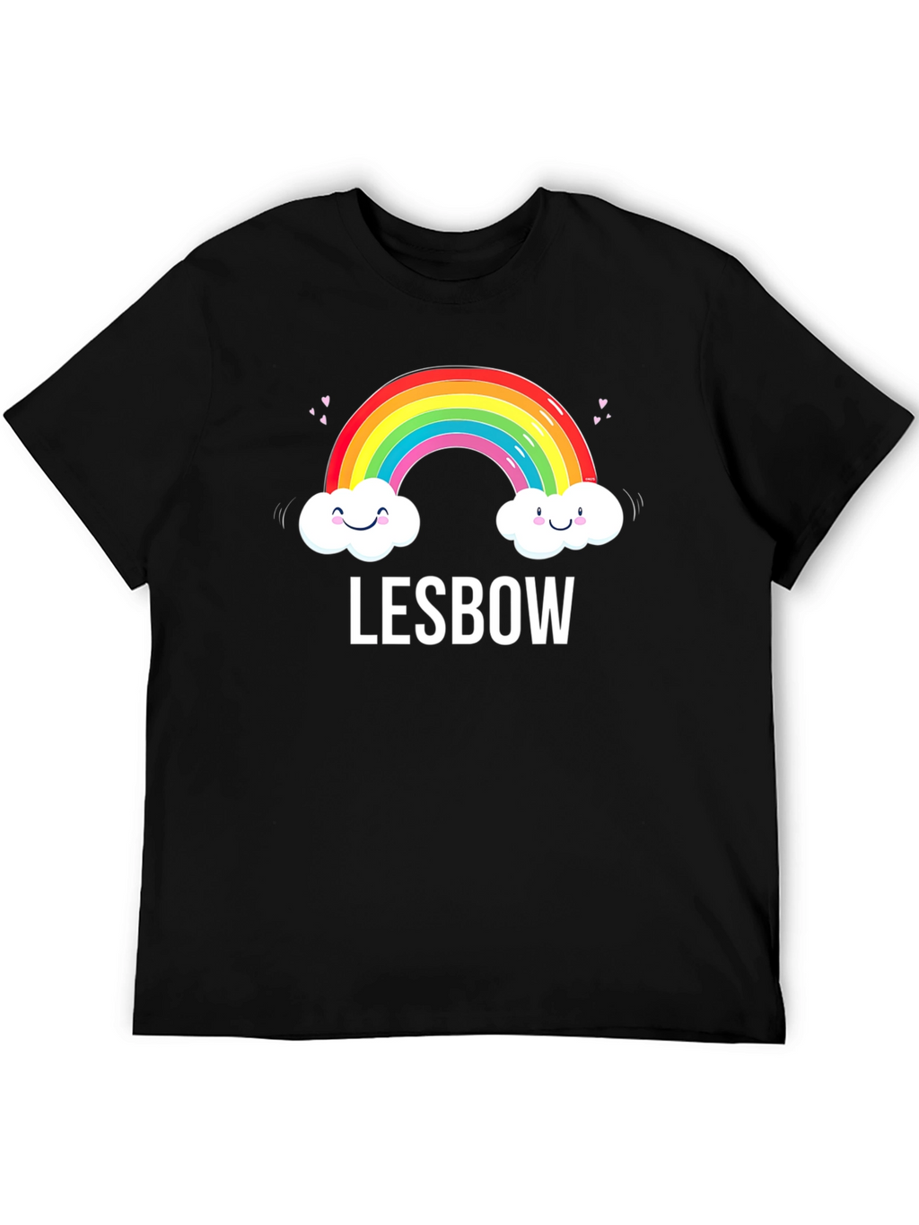 Lesbow Rainbow Pride Graphic Tee