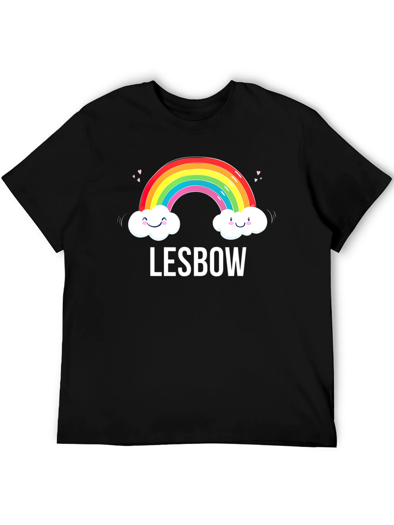 Lesbow Rainbow Pride Graphic Tee