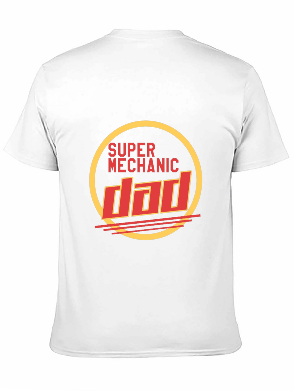 Super Mechanic Dad Black T-Shirt