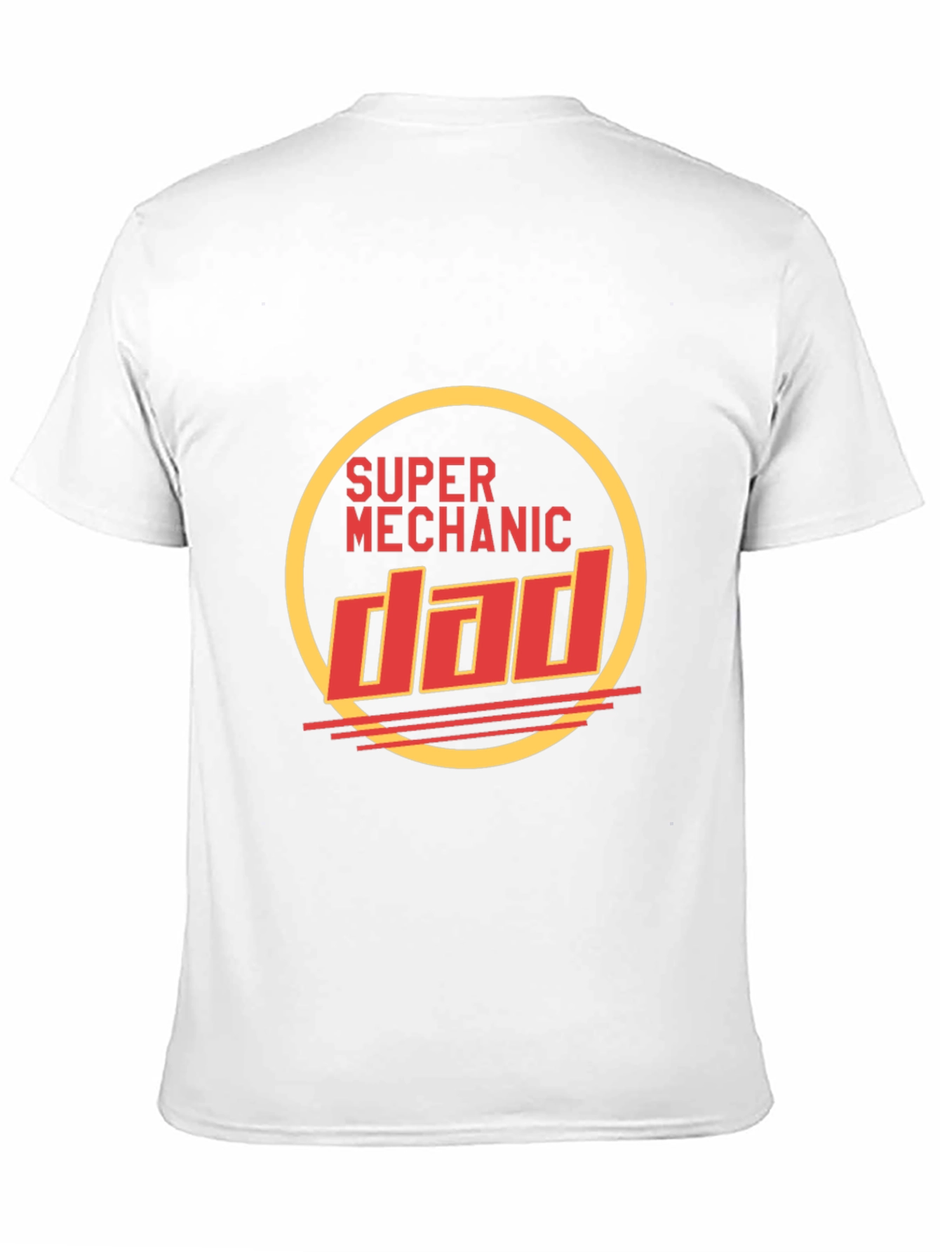Super Mechanic Dad Black T-Shirt