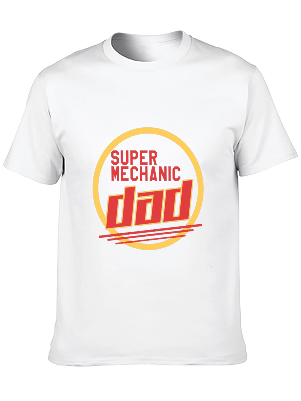 Super Mechanic Dad Black T-Shirt