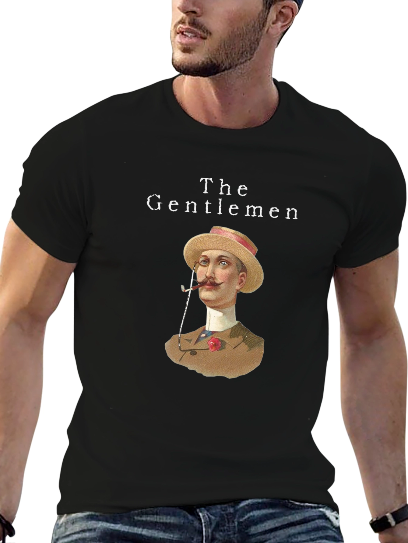 The Gentlemen Graphic T-Shirt - Vintage Style
