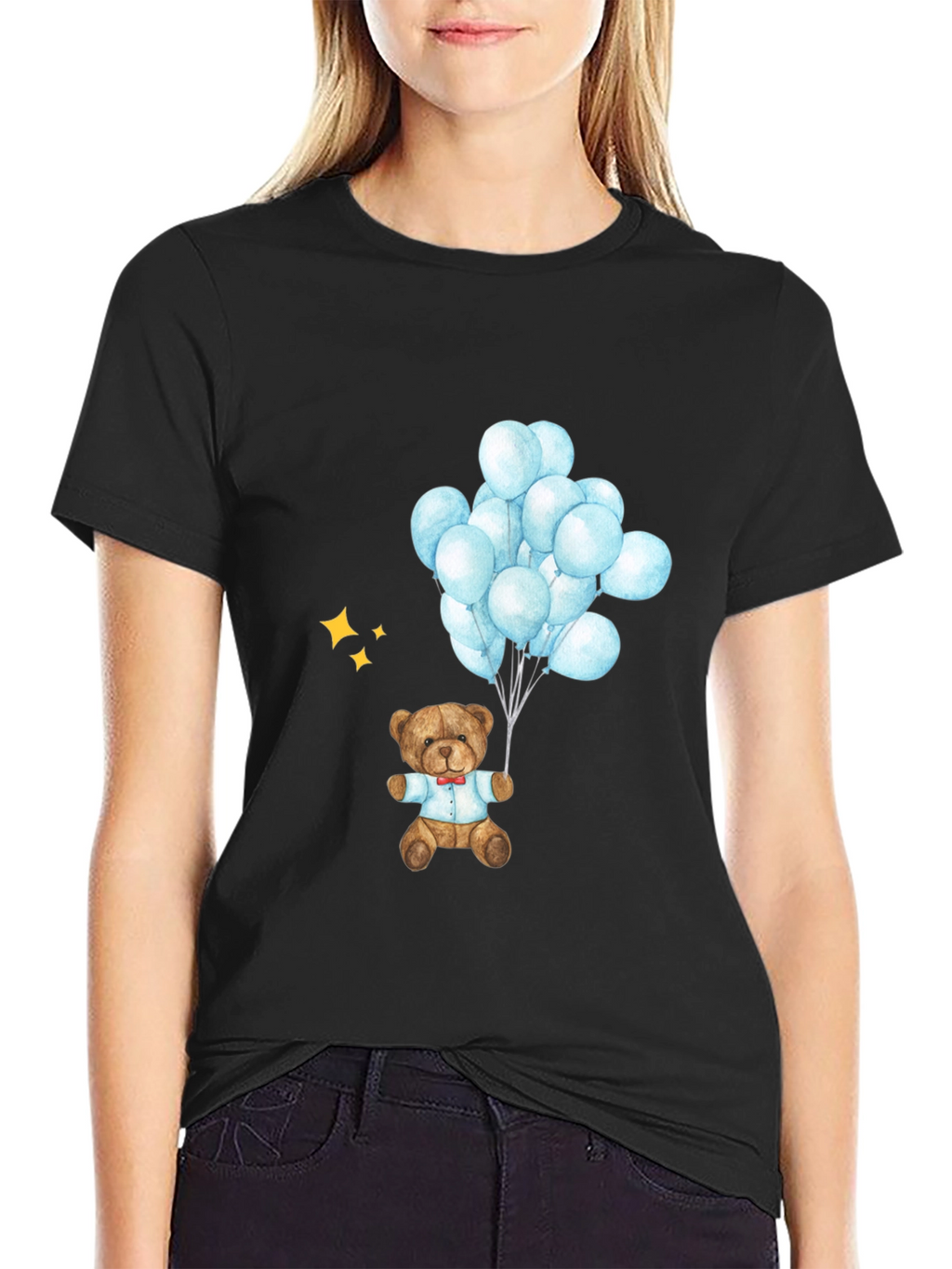 Teddy Bear Balloons Graphic Tee