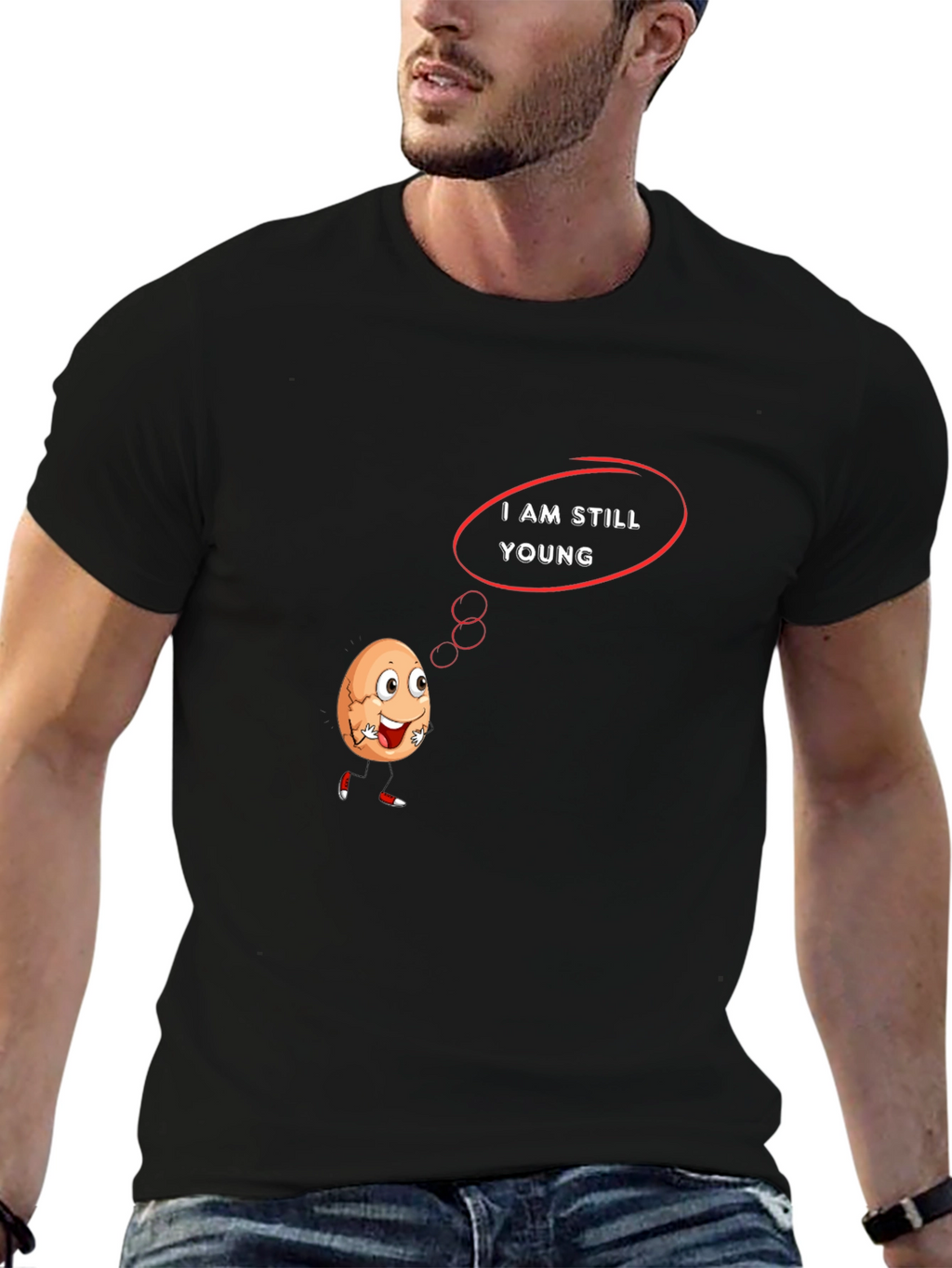 Humorous I Am Still Young Graphic T-Shirt
