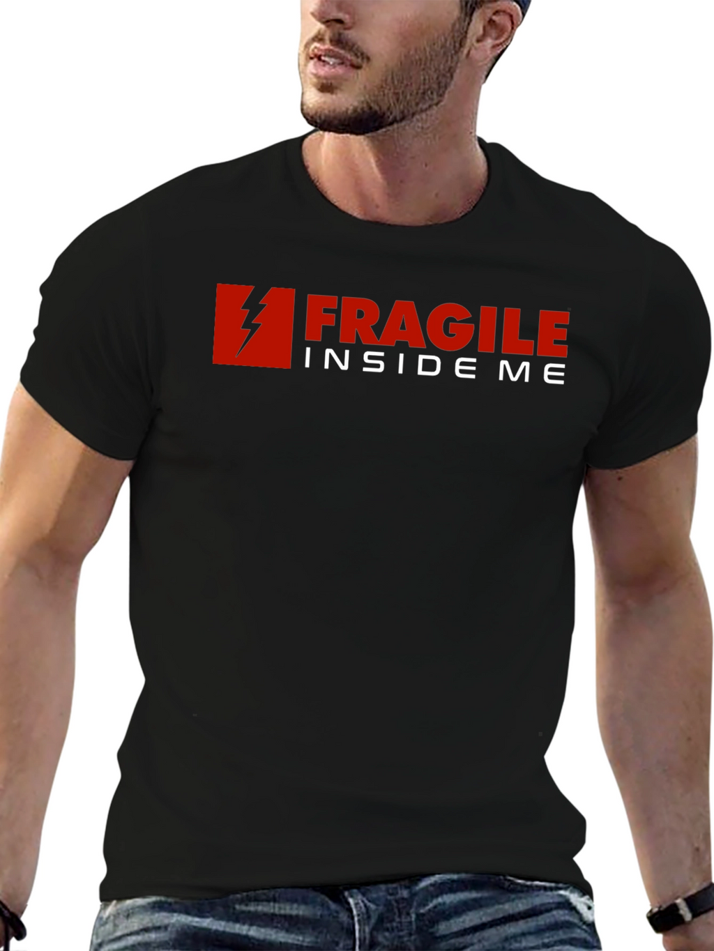 Fragile Inside Me Graphic T-Shirt - Soft Cotton Blend