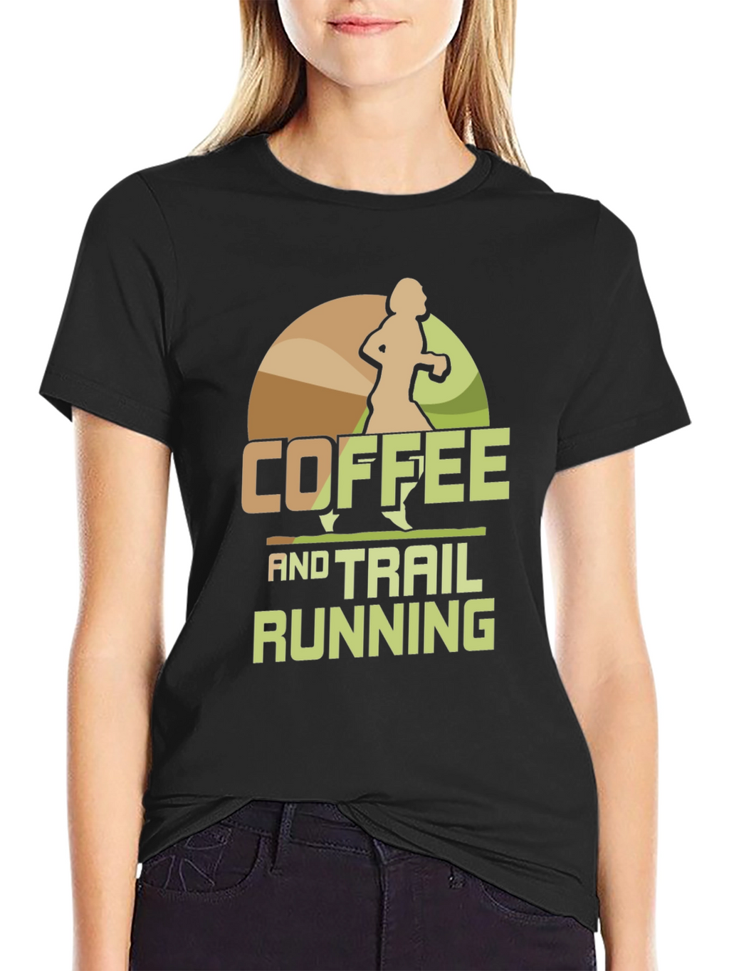 Coffee and Trail Running Graphic Tee