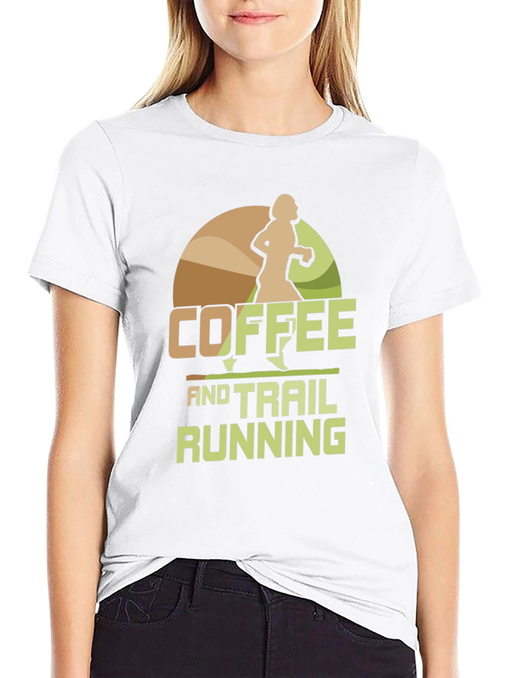 Coffee and Trail Running Graphic Tee