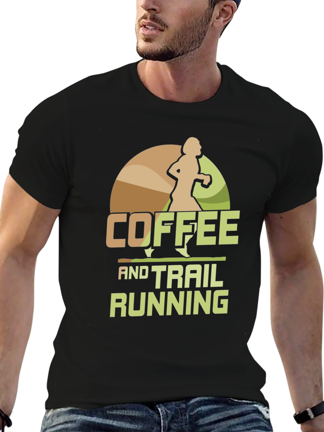 Coffee and Trail Running Graphic Tee