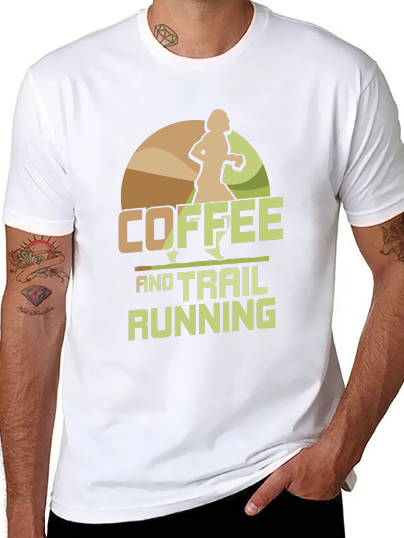 Coffee and Trail Running Graphic Tee