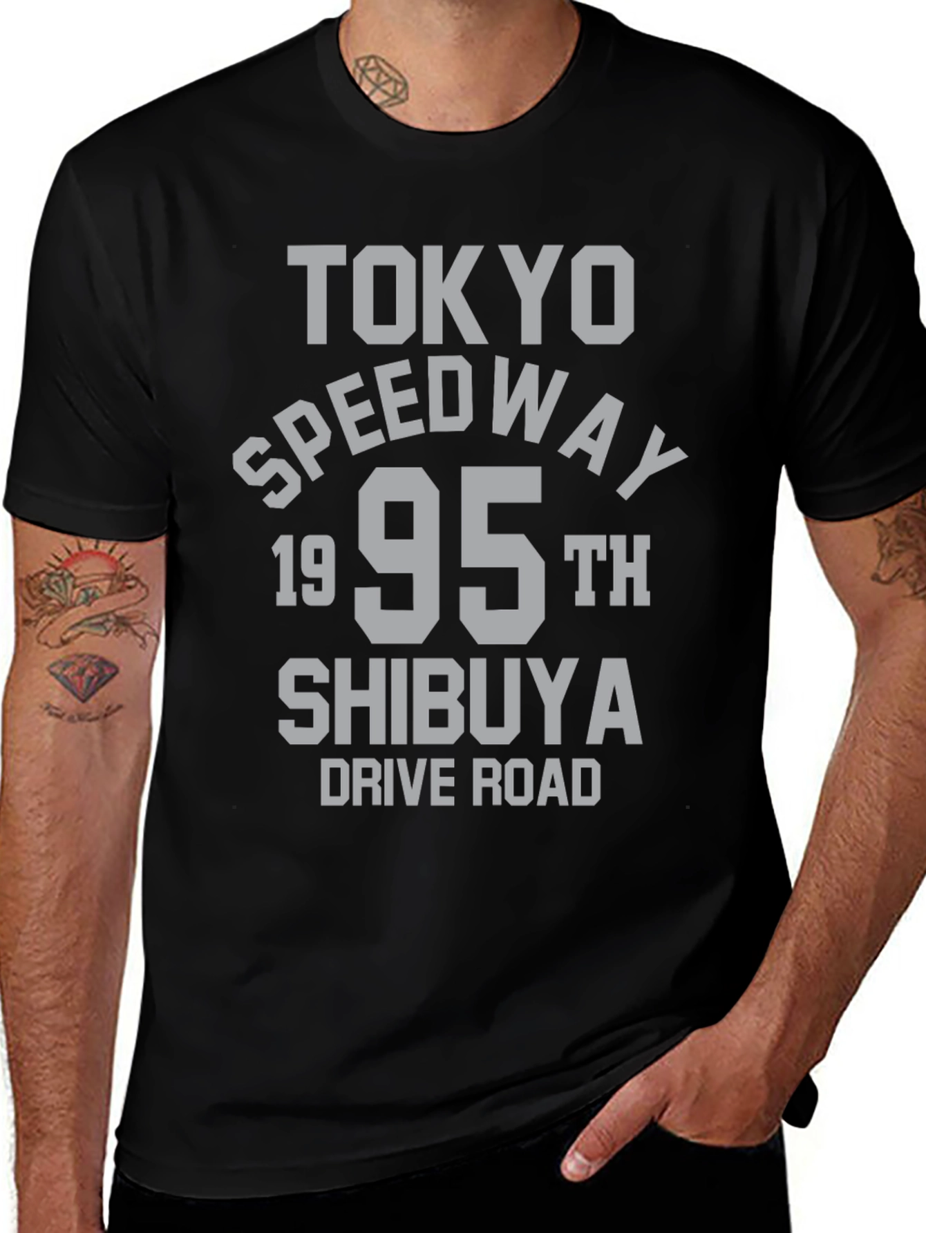 Tokyo Speedway T-Shirt - Shibuya Drive Road Graphic Tee