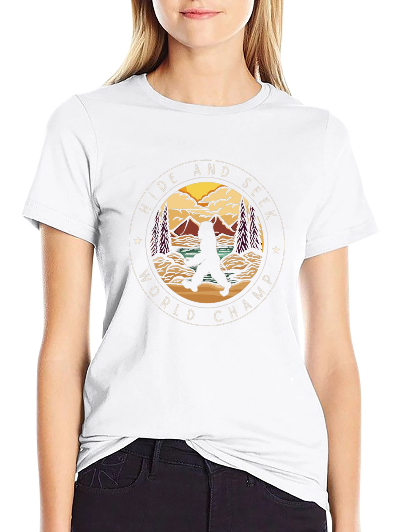 Hide and Seek World Champ Bigfoot T-Shirt