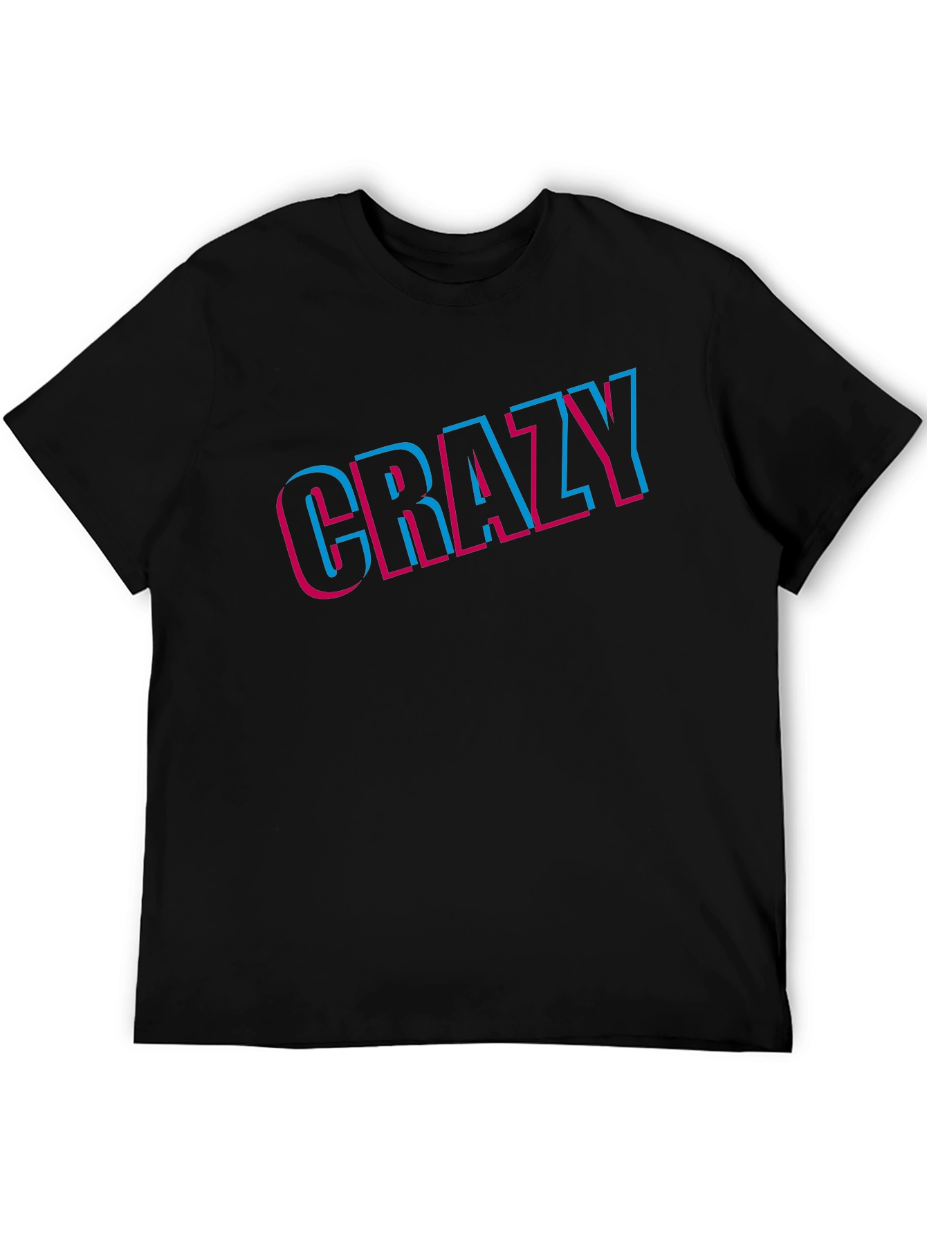 Crazy Graphic Tee - Bold Statement T-Shirt