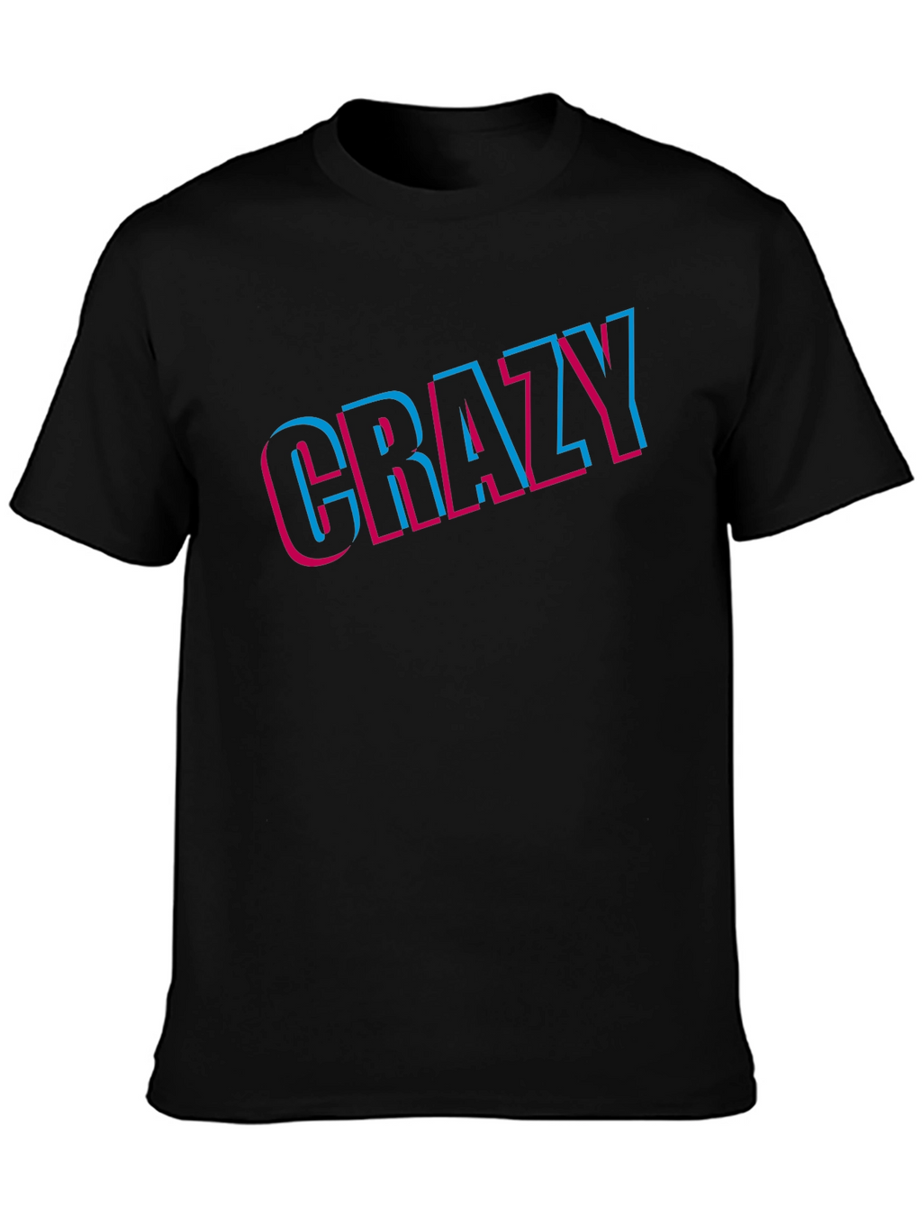 Crazy Graphic Tee - Bold Statement T-Shirt