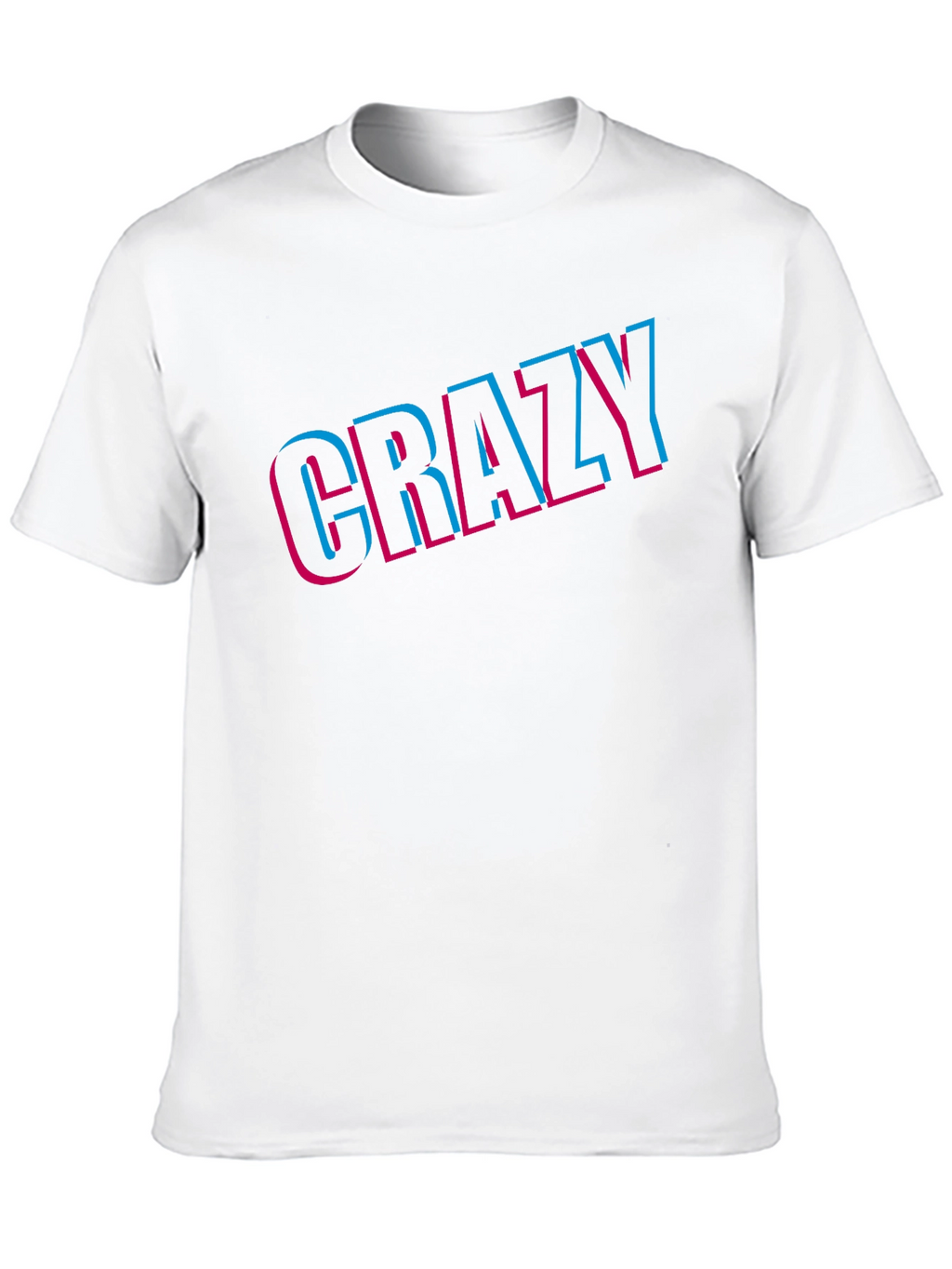 Crazy Graphic Tee - Bold Statement T-Shirt