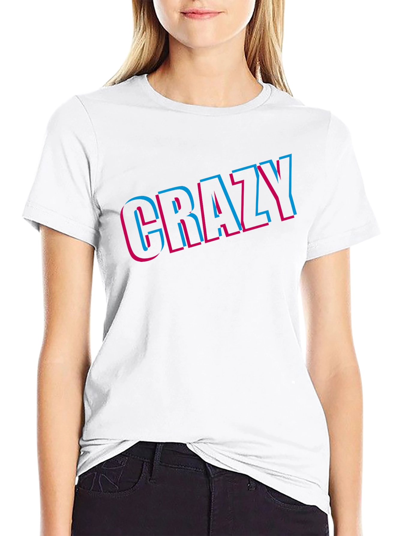 Crazy Graphic Tee - Bold Statement T-Shirt
