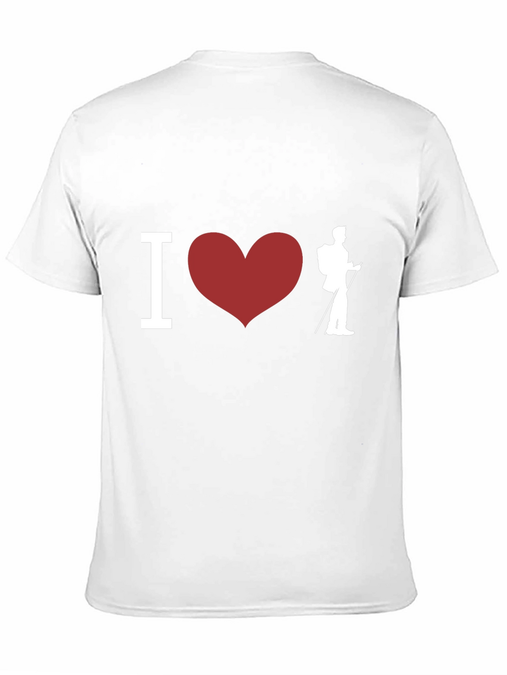 I Heart Hiking Black T-Shirt