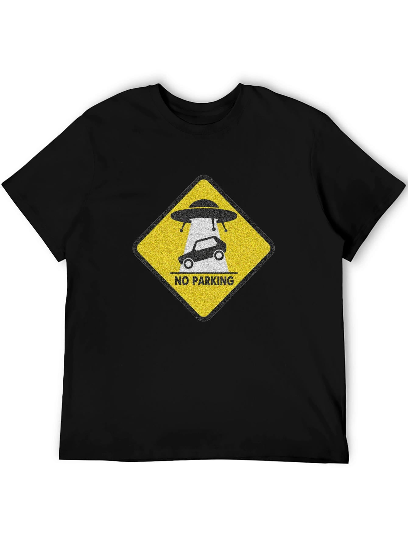 Alien Abduction No Parking Graphic Tee