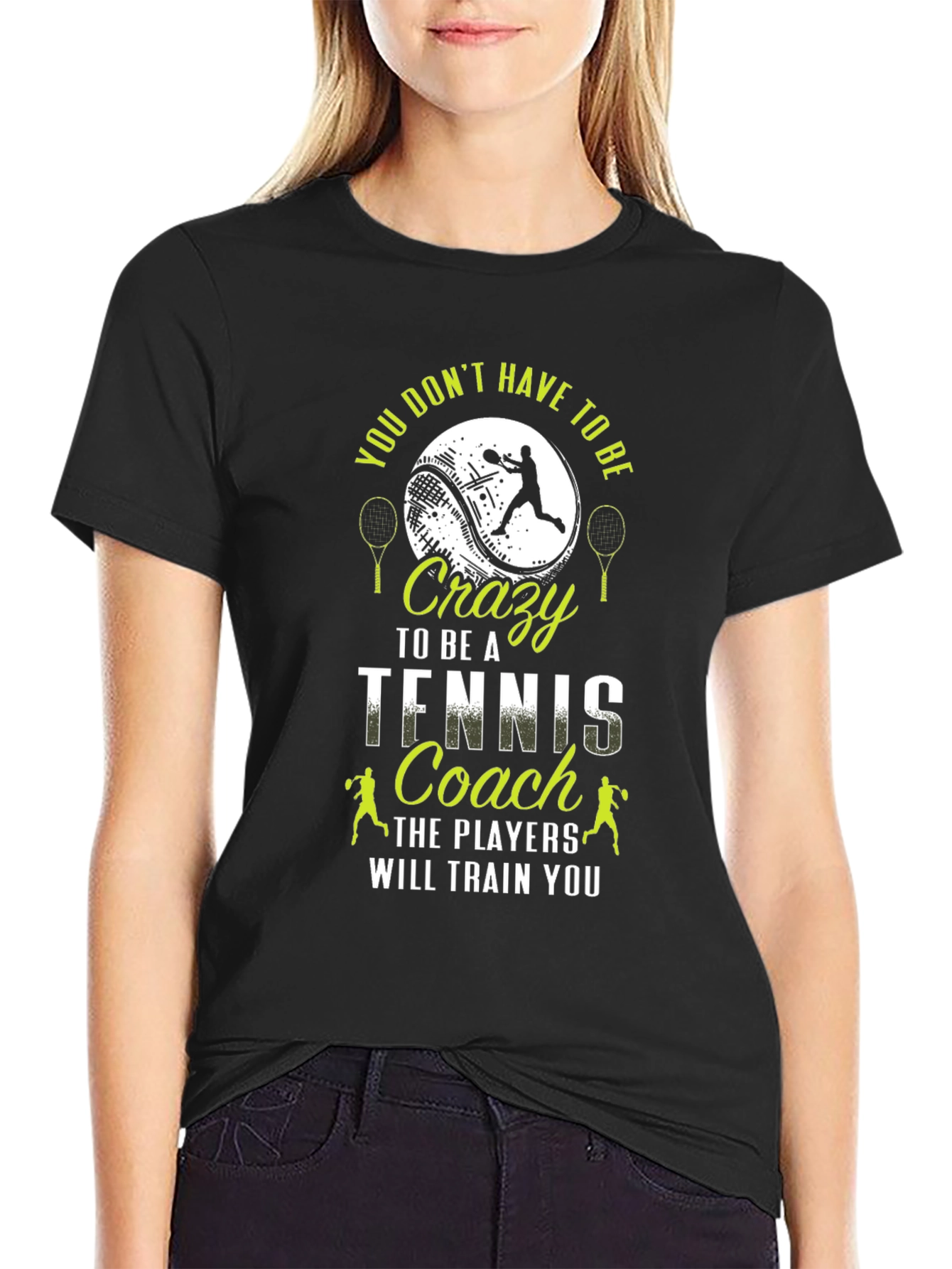 Crazy Tennis Coach T-Shirt