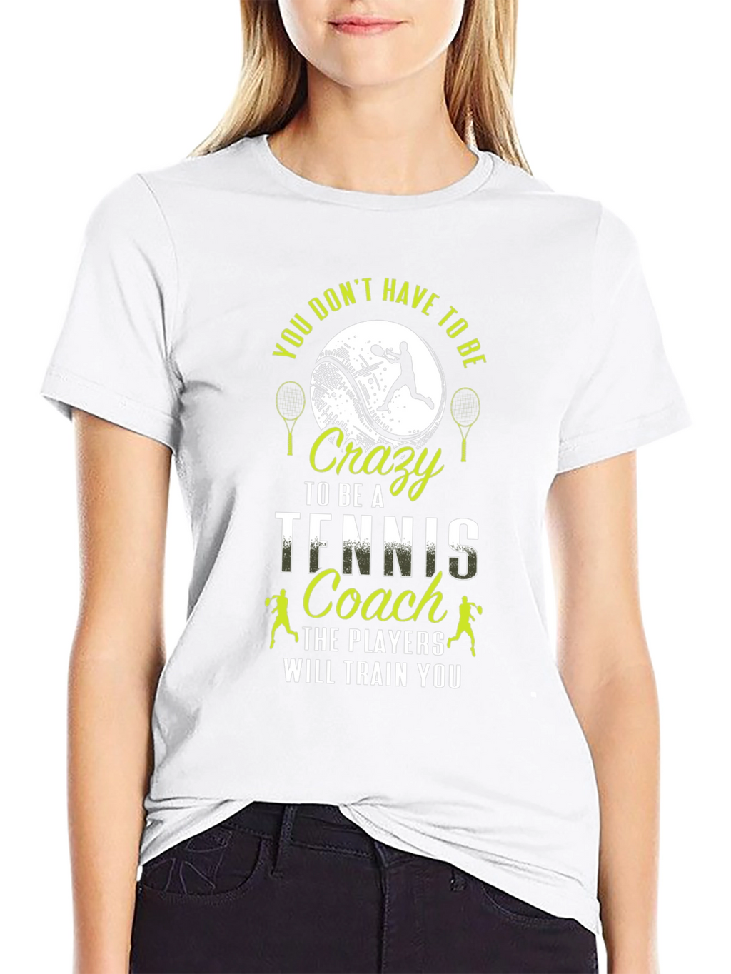 Crazy Tennis Coach T-Shirt
