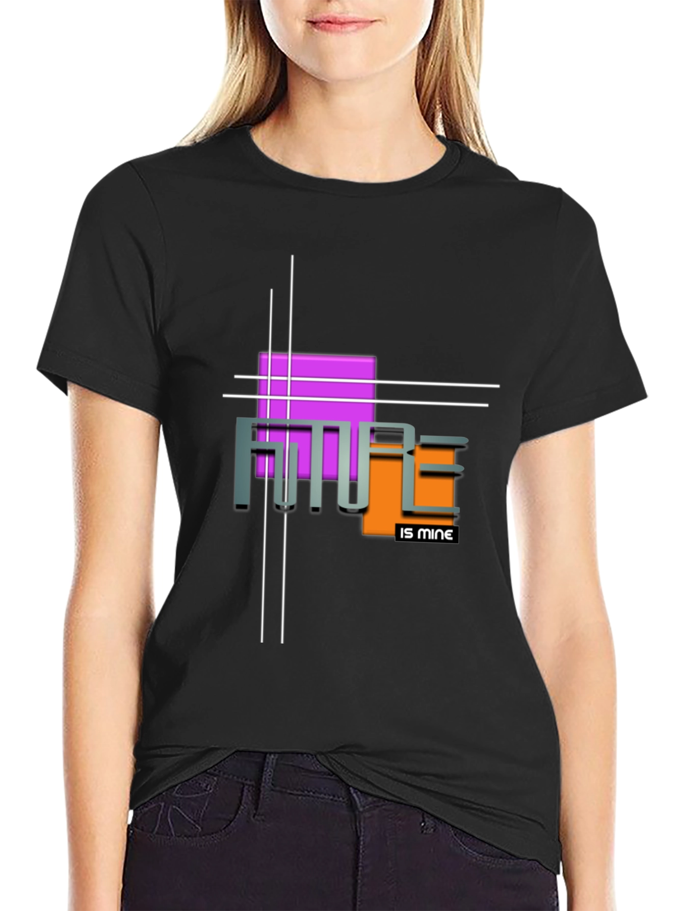 Futuristic Graphic Tee - Future is Mine