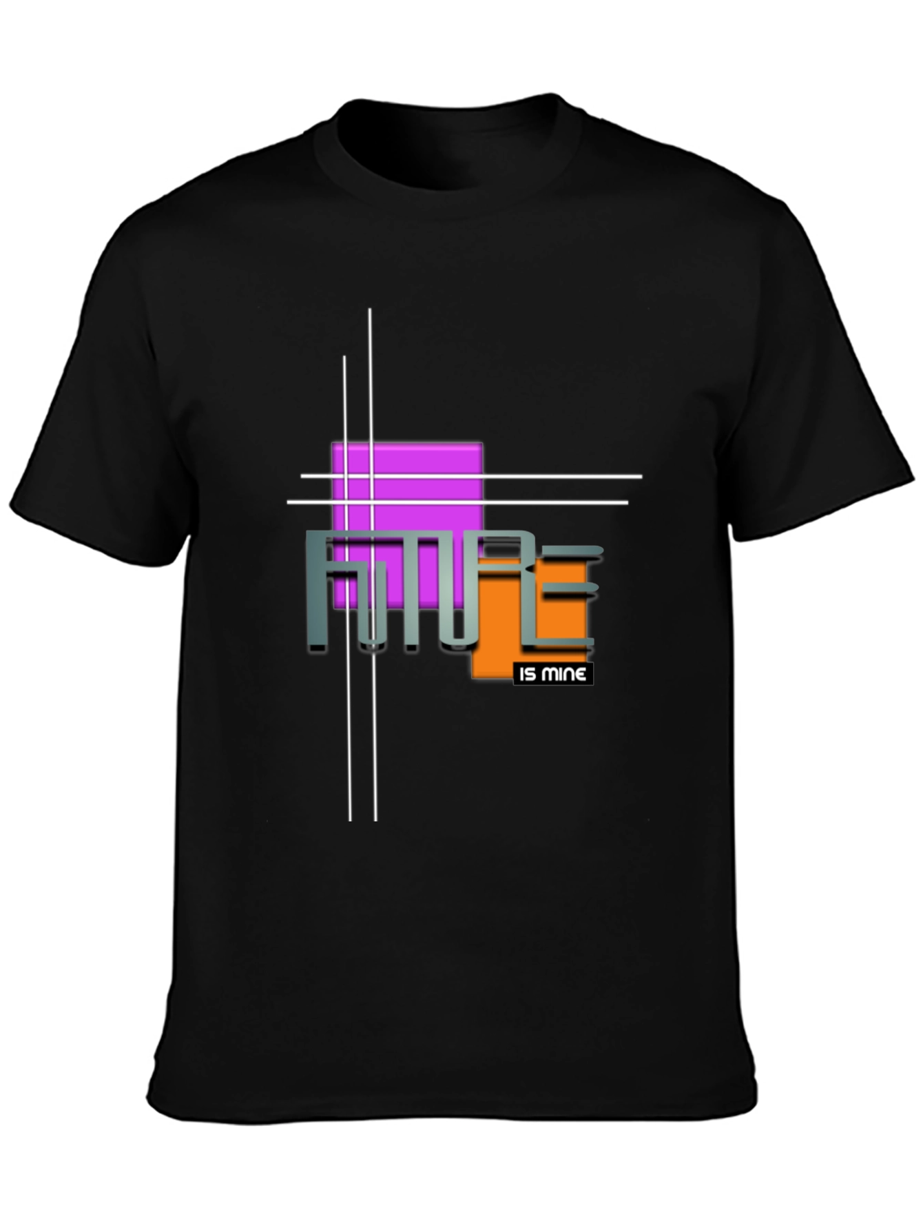 Futuristic Graphic Tee - Future is Mine